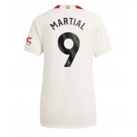 Camisa de Futebol Manchester United Anthony Martial #9 Equipamento Alternativo Mulheres 2023-24 Manga Curta